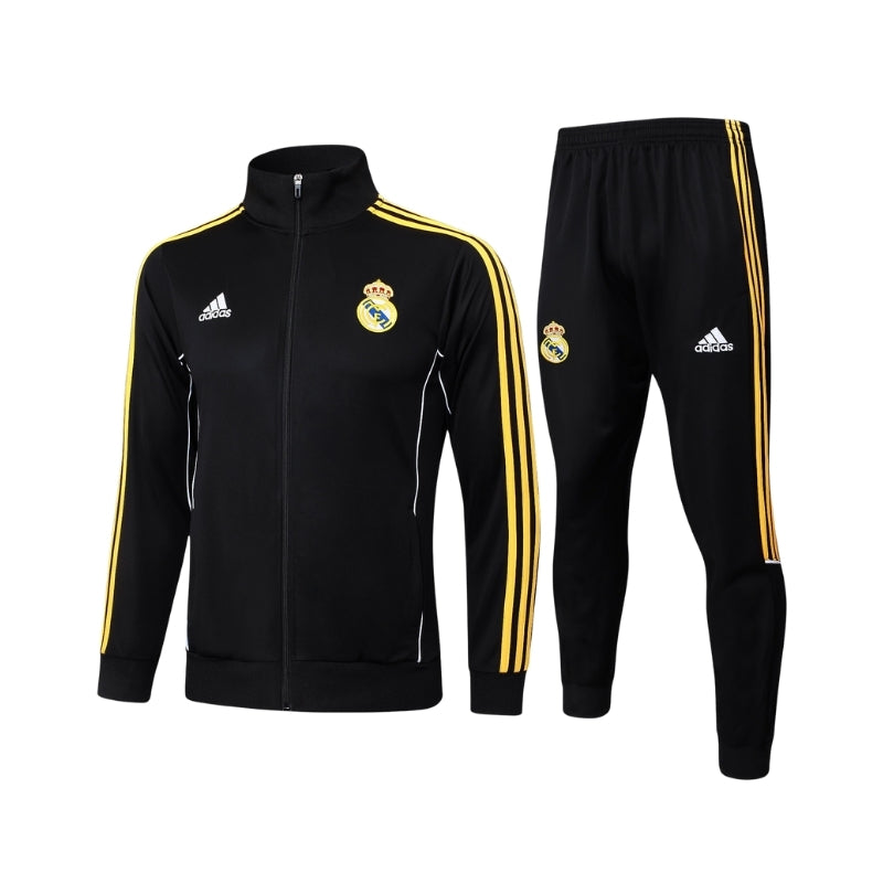 Kylian Mbappe Real Madrid Black Kids Zip Up | Mercari Kylian Mbappe Real Madrid Black Kids Zip Up Tracksuit Warm Up display picture 1