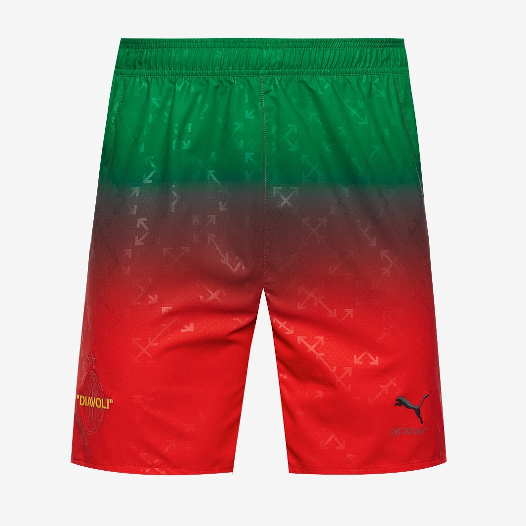 AC Milan X OW Red Shorts