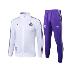 Real Madrid 25/26 Kids Tracksuit - Full Zip