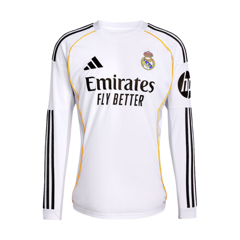 Real Madrid 25/26 Home Long Sleeve