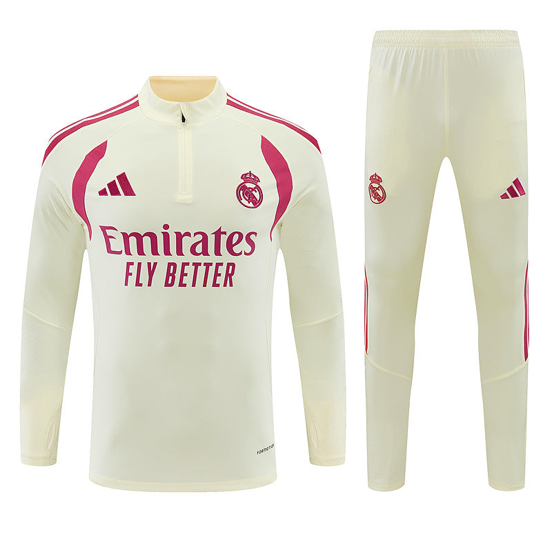 Real Madrid 26/27 Tracksuit - Quarter Zip
