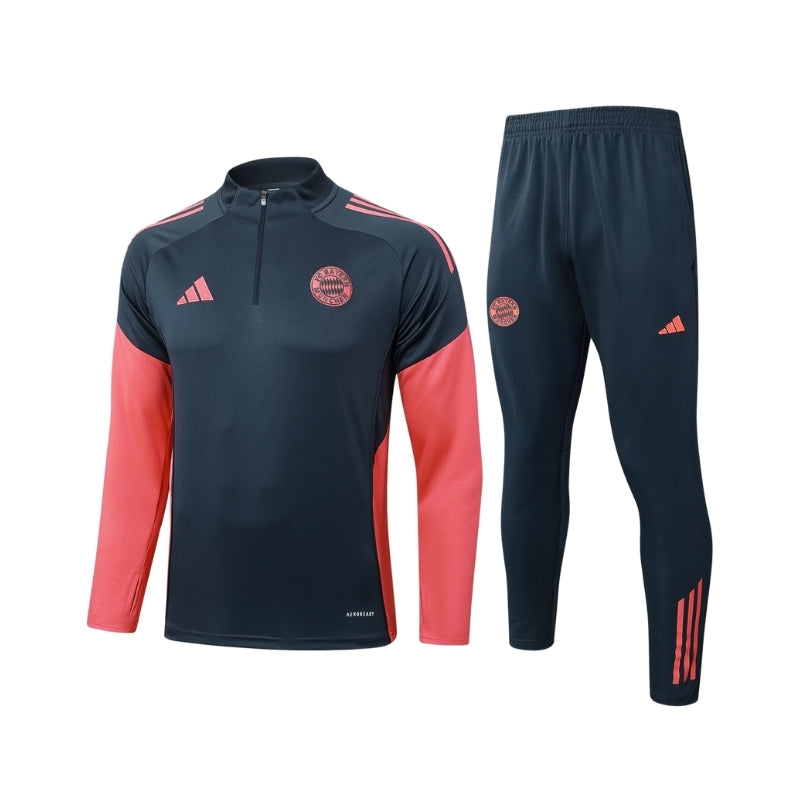 FC Bayern 25/26 Kids Tracksuit - Quarter Zip