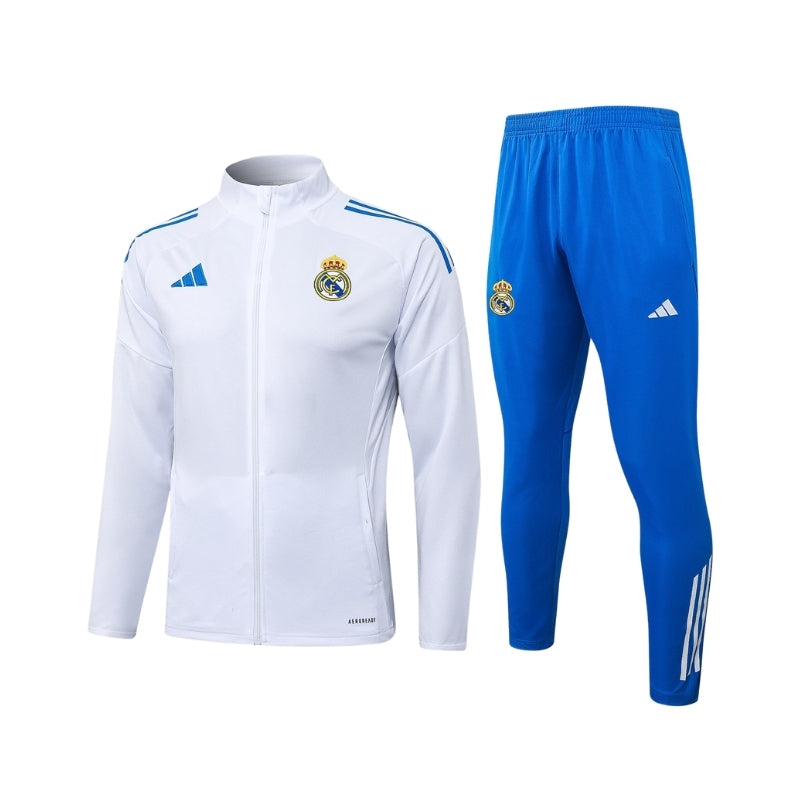 Real Madrid 25/26 Kids Tracksuit - Full Zip