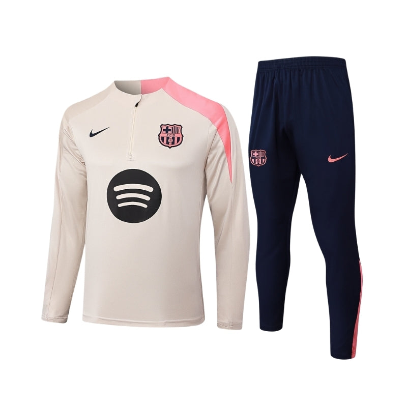 FC Barcelona 25/26 Kids Tracksuit - Quarter Zip