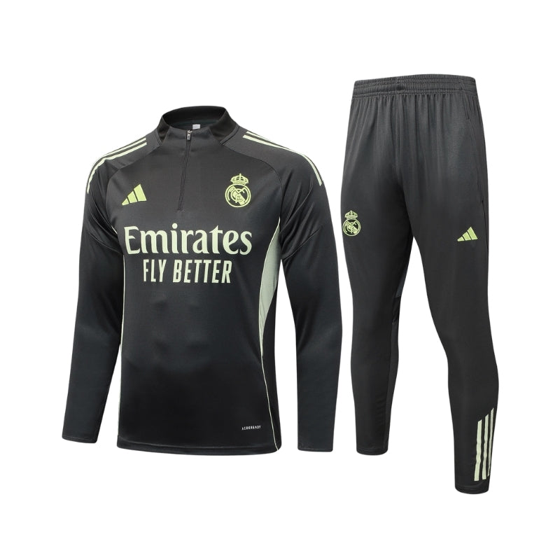 Real Madrid 25/26 Kids Tracksuit - Quarter Zip