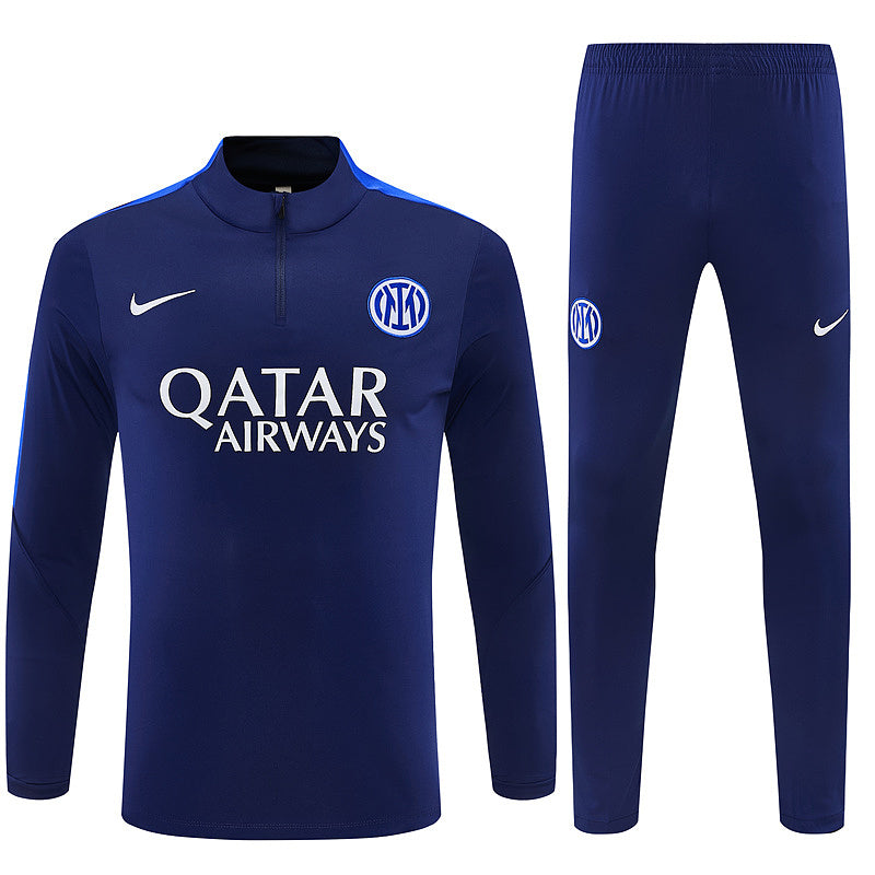 Inter Milan 26/27 Kids Tracksuit - Quarter Zip