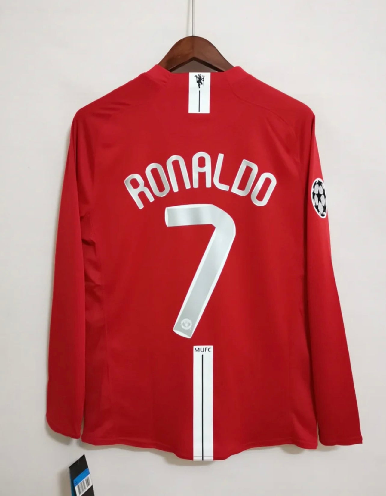 Manchester United 2008 UCL Cristiano Ronaldo Long Sleeve