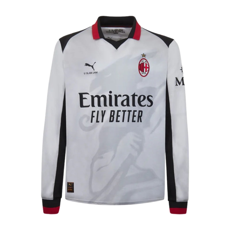 AC Milan X Slam Jam Long Sleeve - Silver