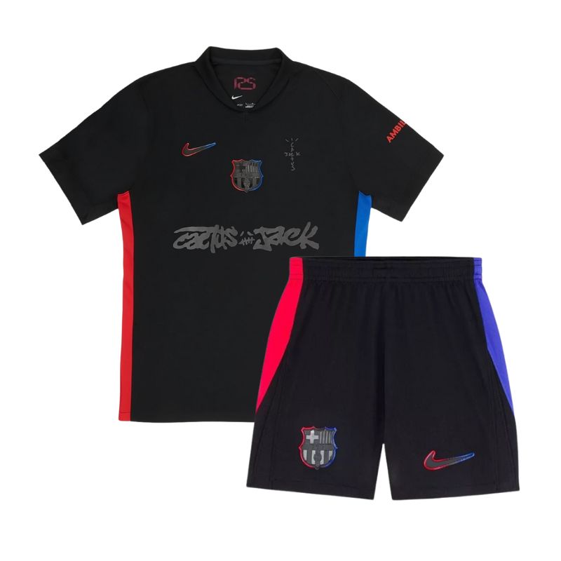 FC Barcelona X Travis Scott 24/25 Away Kids