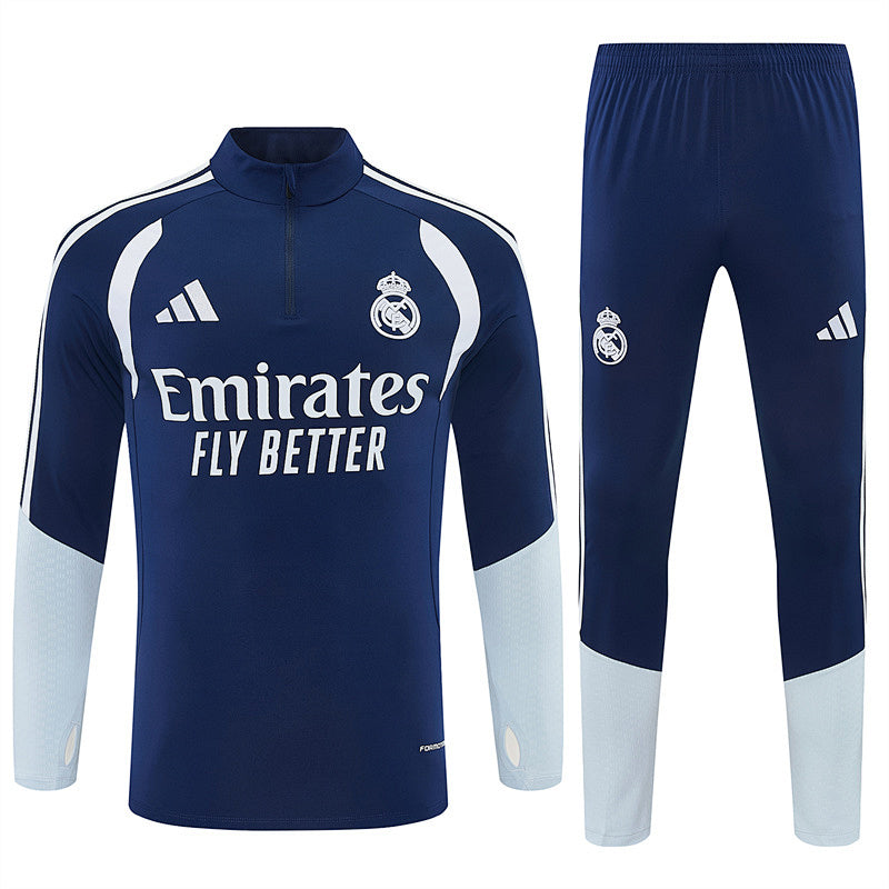 Real Madrid 26/27 Tracksuit - Quarter Zip