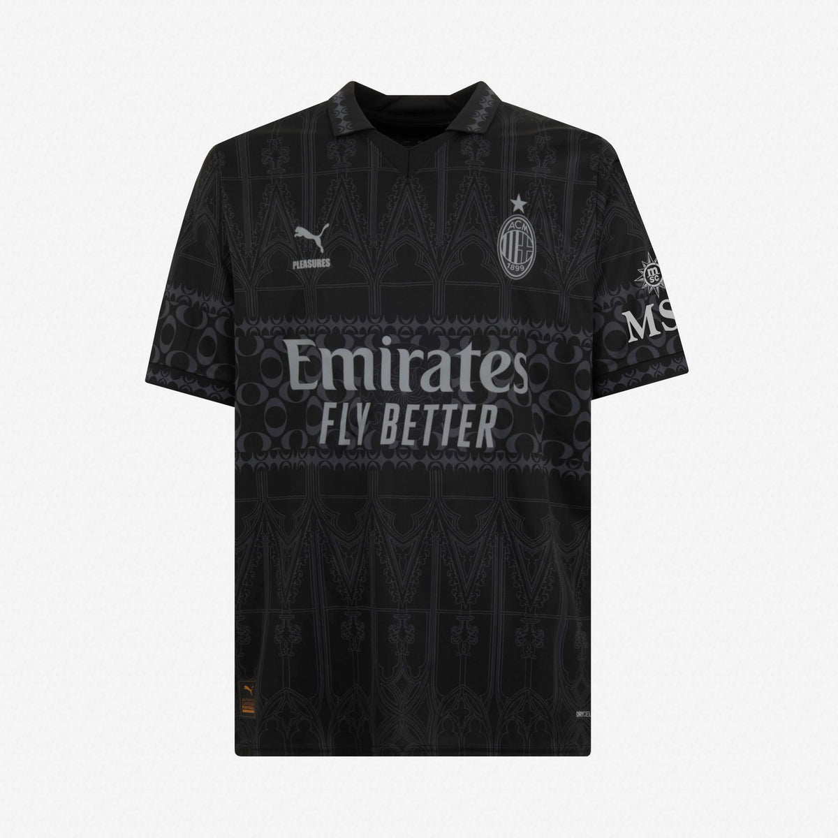 AC Milan X Pleasures Black