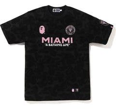 Inter Miami X Bape Black Camo tee