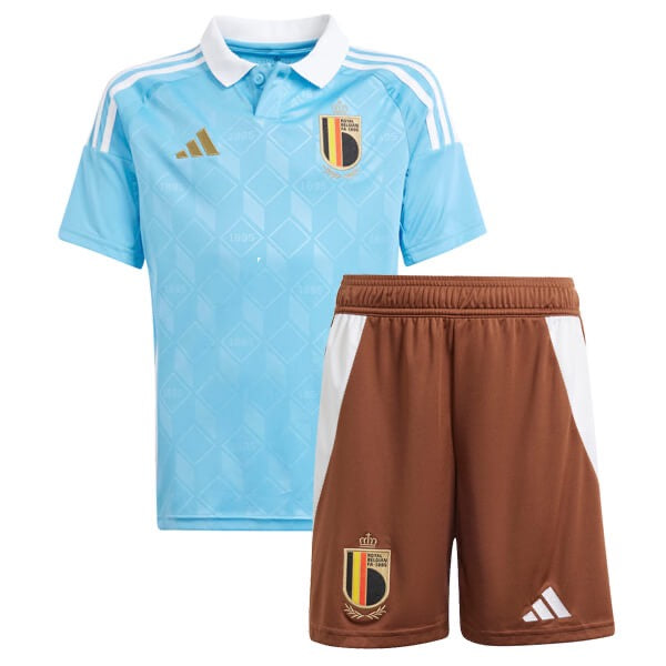 Belgium Euro 2024 Away Kids