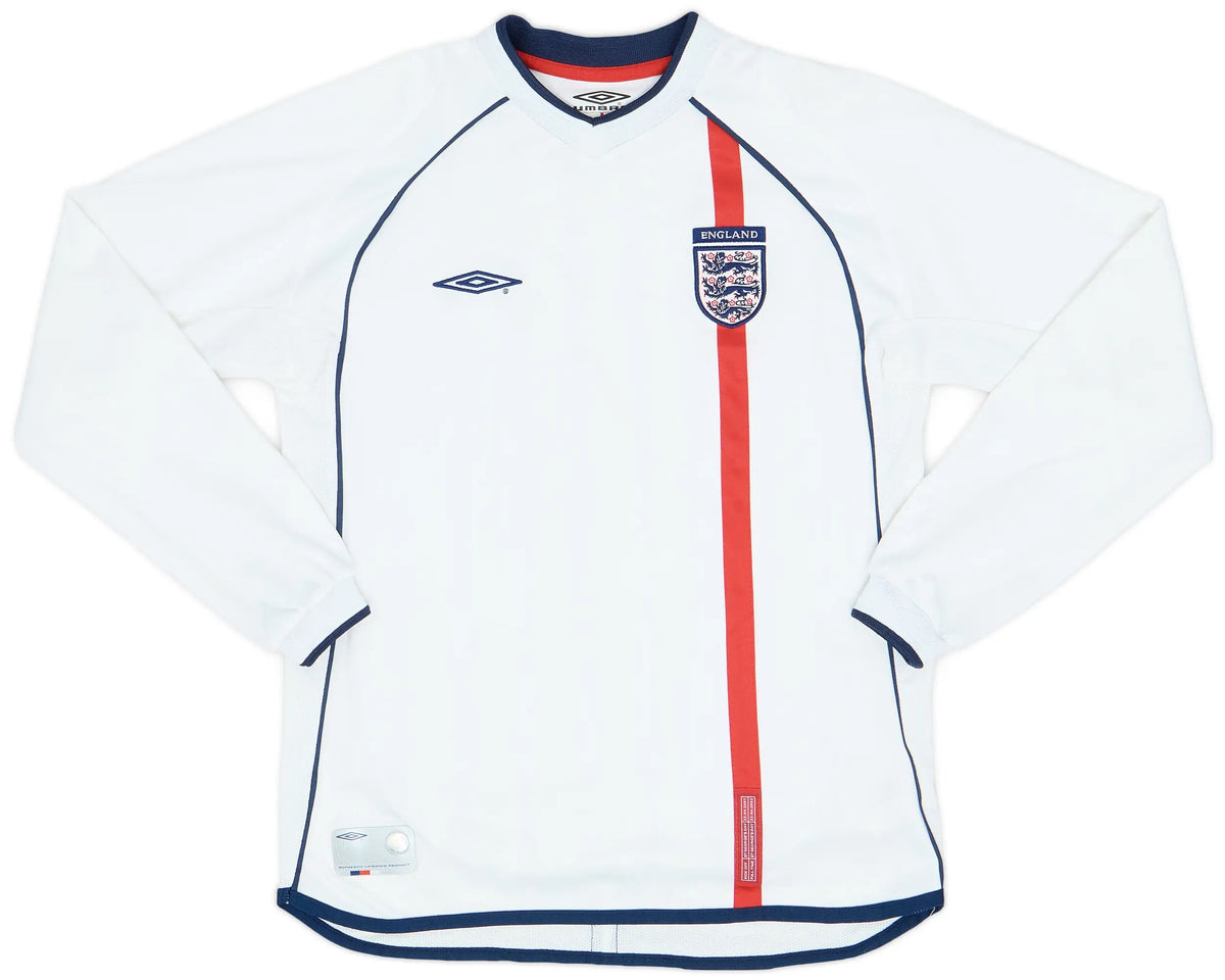 England 2001/03 Home Long Sleeve