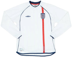 England 2001/03 Home Long Sleeve