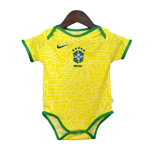 Brazil 24/25 Home Baby Bodysuit