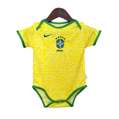 Brazil 24/25 Home Baby Bodysuit