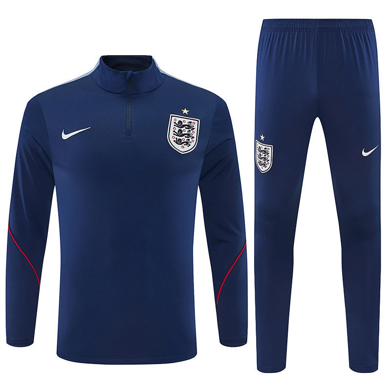 England 26/27 Kids Tracksuit - Quarter Zip