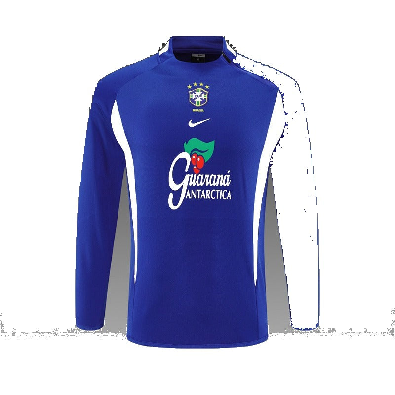 Brazil 2002 Training Sweater (Print Blue) detail
