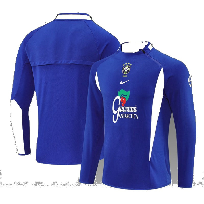 Brazil 2002 Training Sweater (Print Blue)