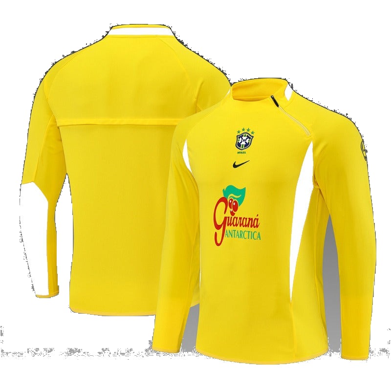 Brazil 2002 Training Sweater (Yellow)