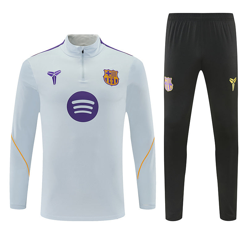 FC Barcelona 26/27 Kids Tracksuit - Quarter Zip
