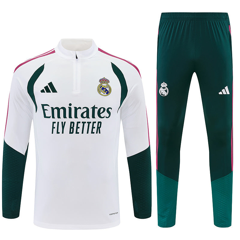 Real Madrid 26/27 Tracksuit - Quarter Zip