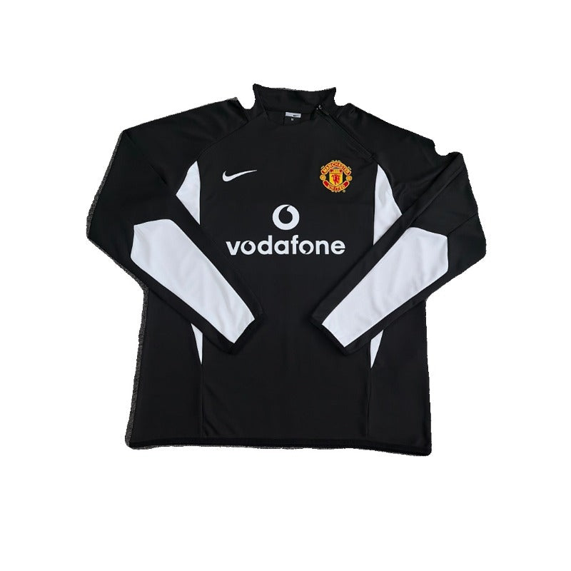 Manchester United 02/03 Training Sweater (Black) detail