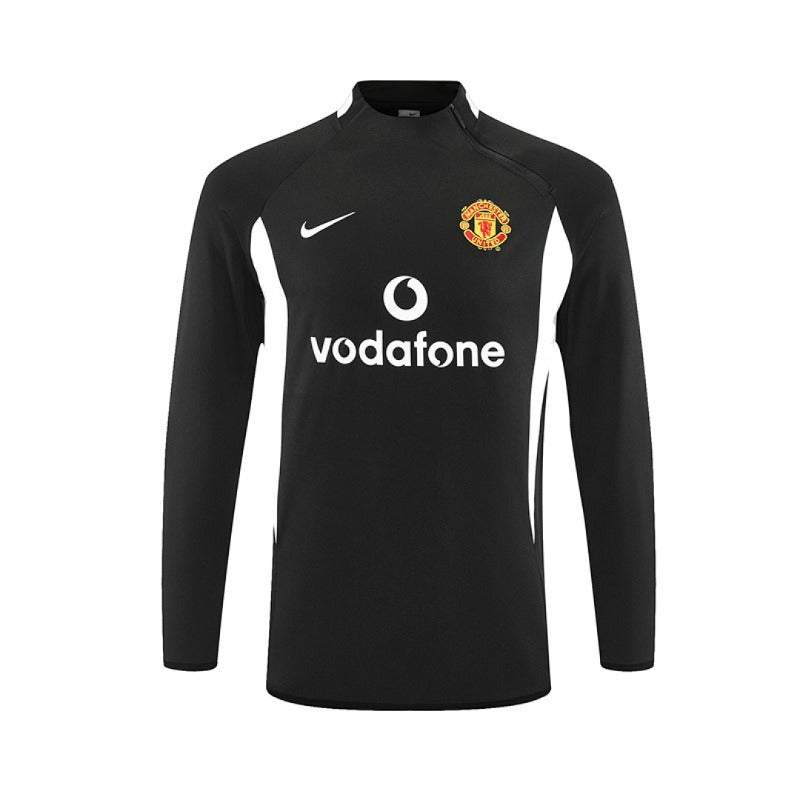 Manchester United 02/03 Training Sweater (Black) detail