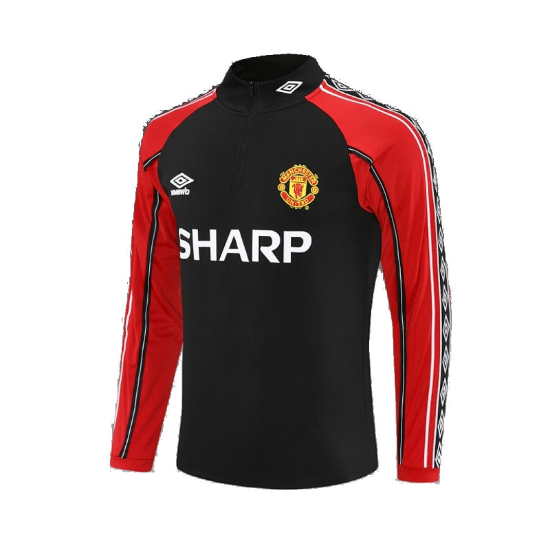 Manchester United 98/99 Training Sweater (Black) detail