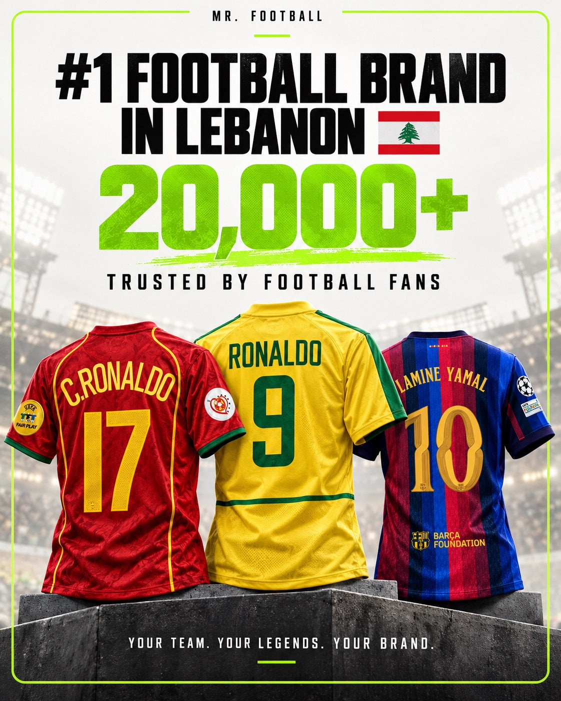 Mr Football - trusted by 20,000+ football fans in Lebanon