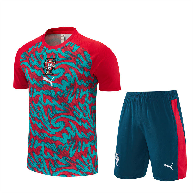 Portugal 26/27 Training Set - Red & Green Camo