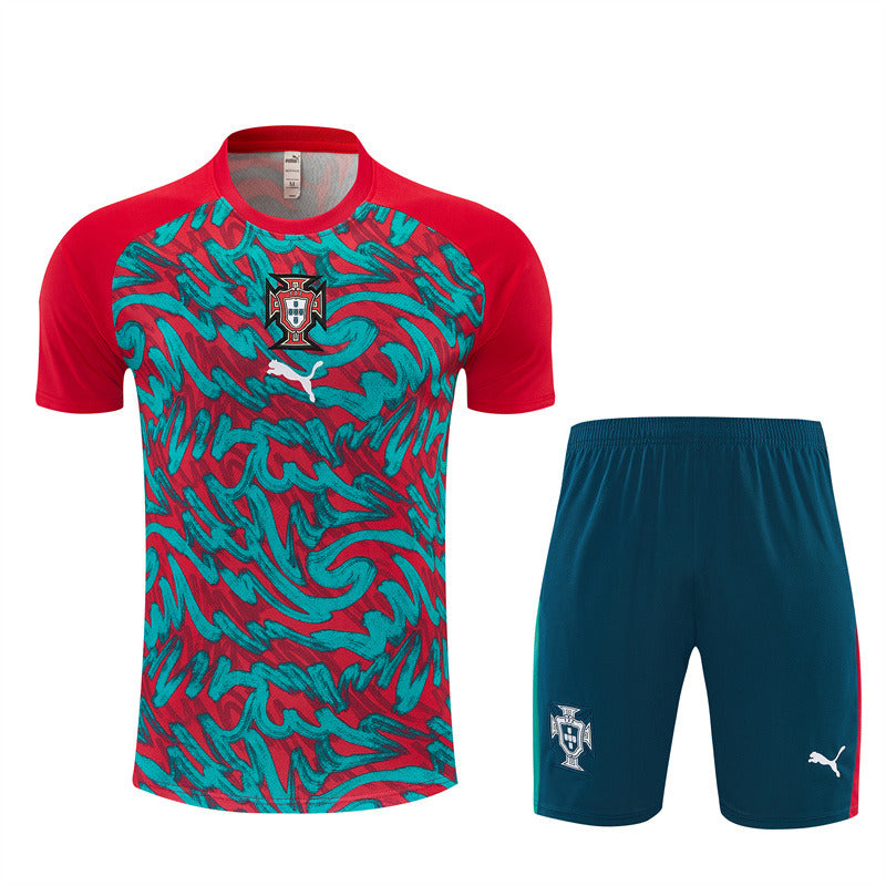 Portugal 26/27 Training Set - Red & Green Camo