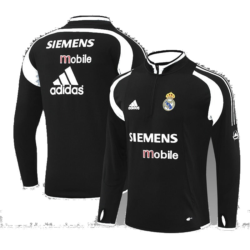 Real Madrid 04/05 Training Sweater (Black) - Front
