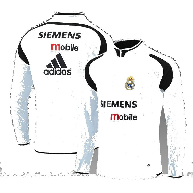 Real Madrid 04/05 Training Sweater (Light Grey) - Front