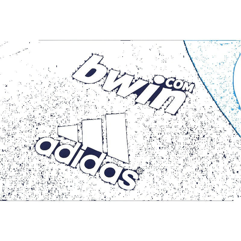 Real Madrid 07/08 Training Sweater Royal Blue - bwin adidas logo detail
