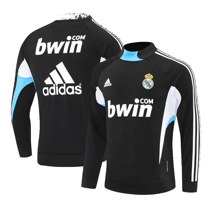 Real Madrid 08/09 Training Sweater (Black) - Front