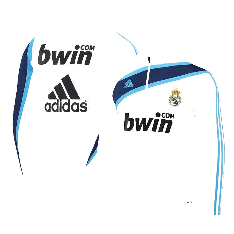 Real Madrid 09/10 Training Sweater (White) - Detail