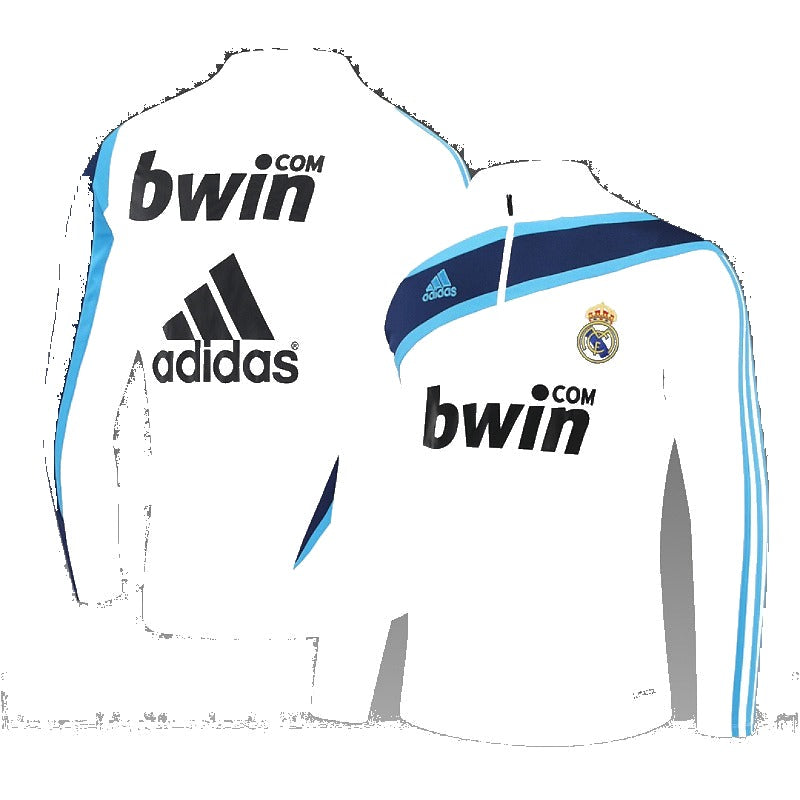 Real Madrid 09/10 Training Sweater (White) - Front