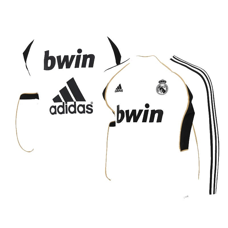 Real Madrid 11/12 Training Sweater (White) - Detail