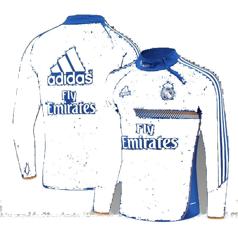Real Madrid 13/14 Training Sweater (Print Blue) - Front