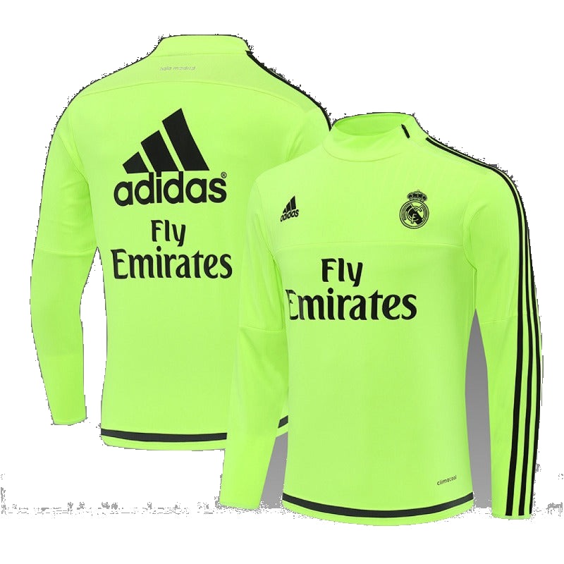 Real Madrid 15/16 Training Sweater (Fluorescent Green) - Front