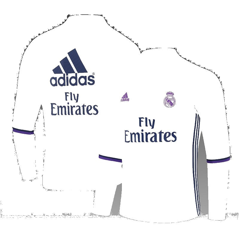 Real Madrid 16/17 Training Sweater (White) - front